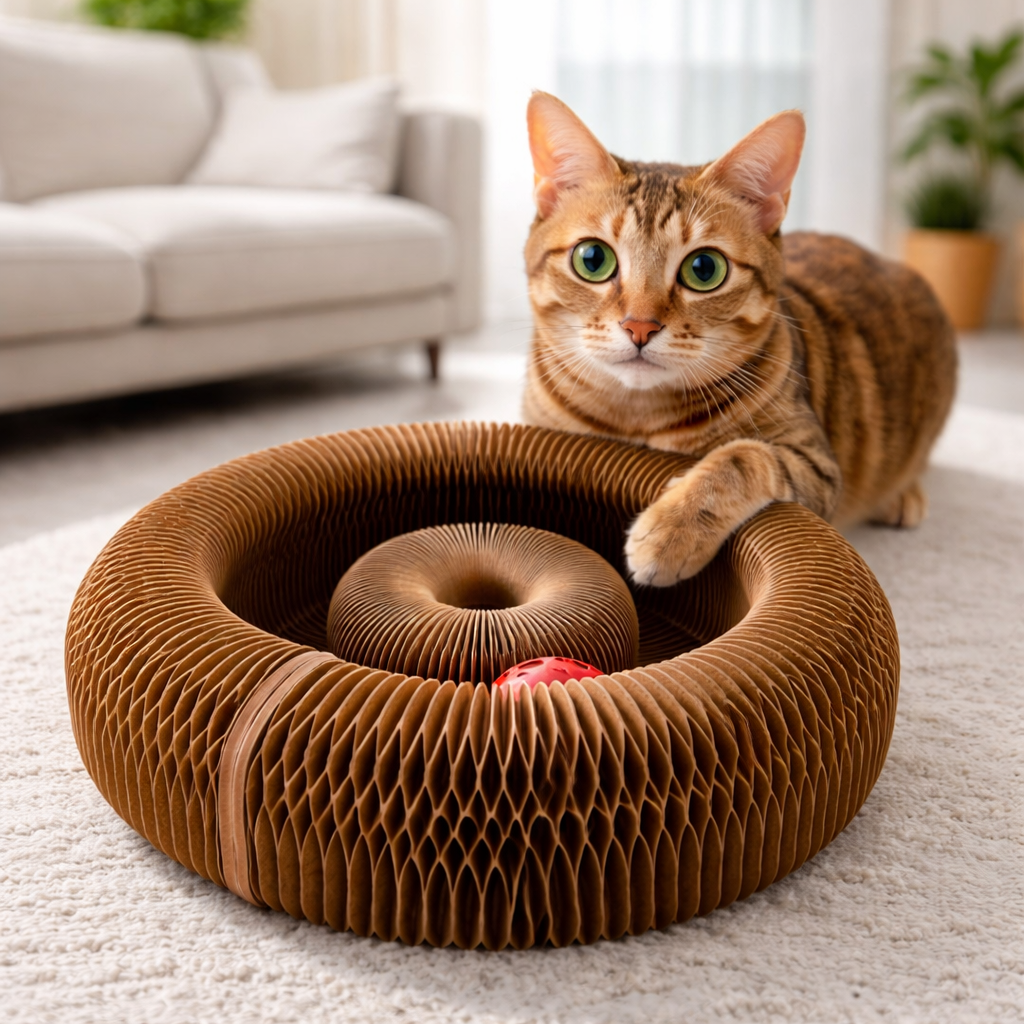 FlexiRasca™ - Rascador Antiestrés para Gatos