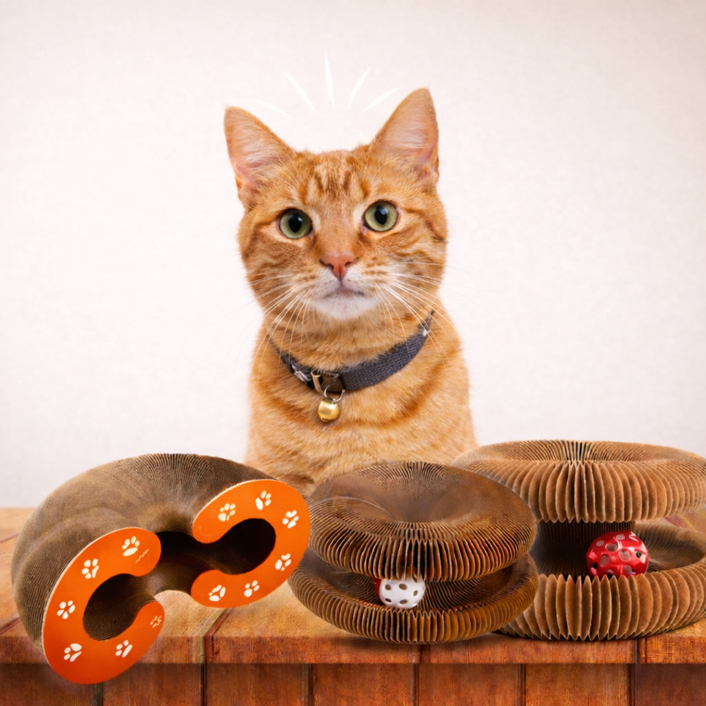 FlexiRasca™ - Rascador Antiestrés para Gatos