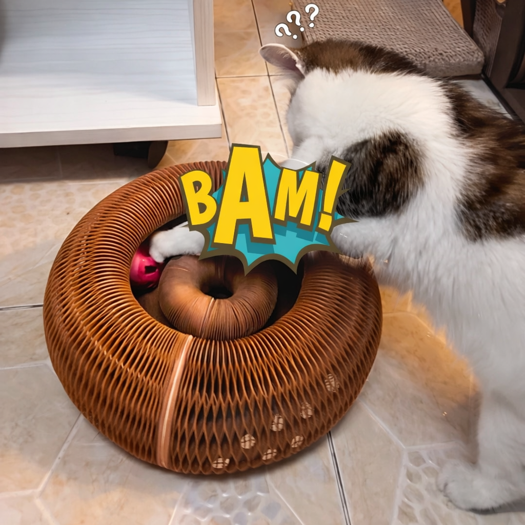 FlexiRasca™ - Rascador Antiestrés para Gatos