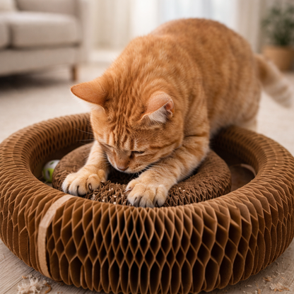 FlexiRasca™ - Rascador Antiestrés para Gatos